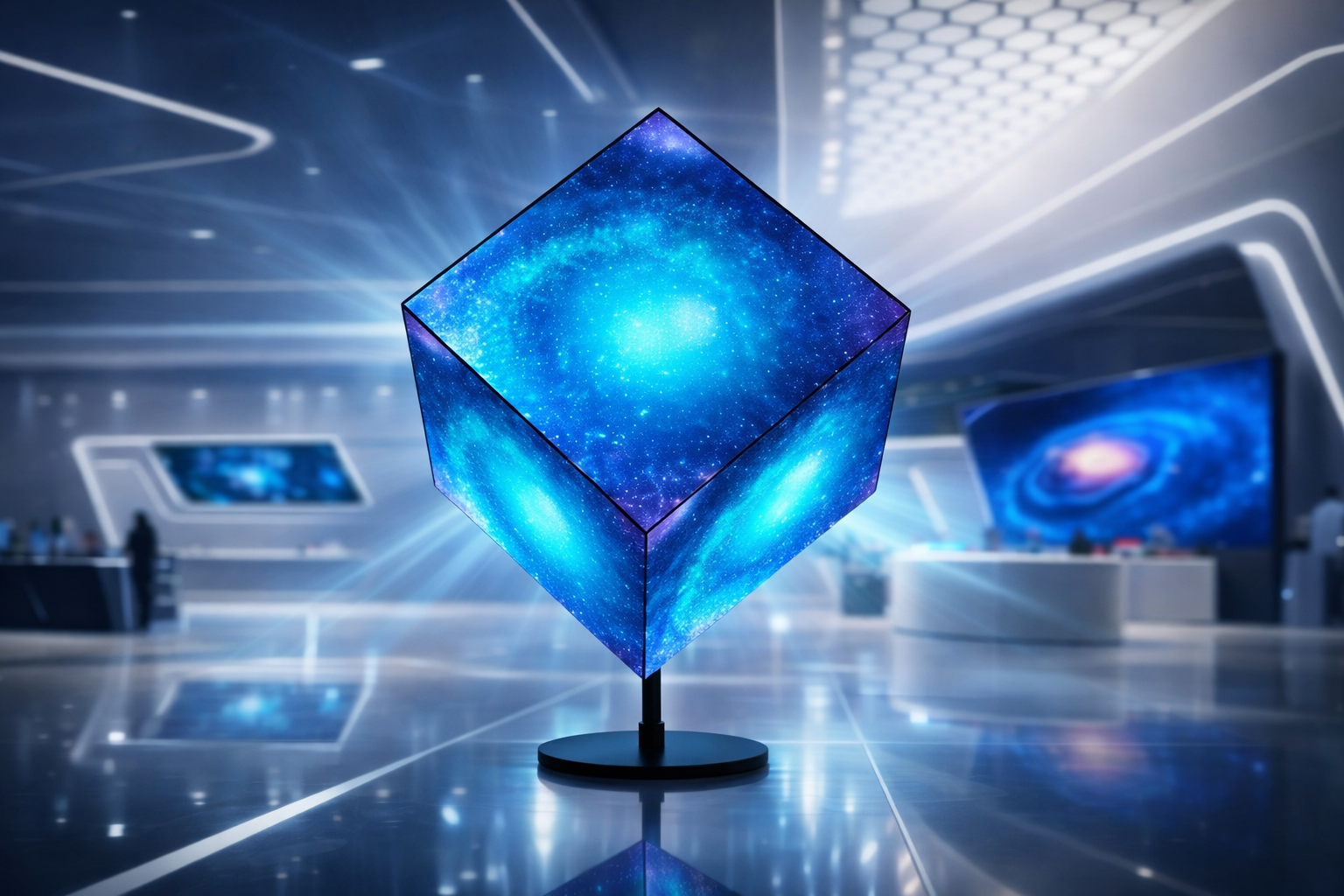 INTERACTIVE CUBE DISPLAY